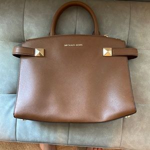Michael Kors brown tote bag